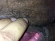 Rubbing my clit so fast until I orgazm