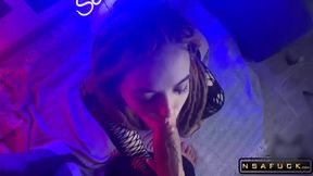 Sexy Step Sister with Dreadlocks Gave