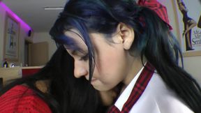 Lesbian Hot Kisses with Giant Dominatrix