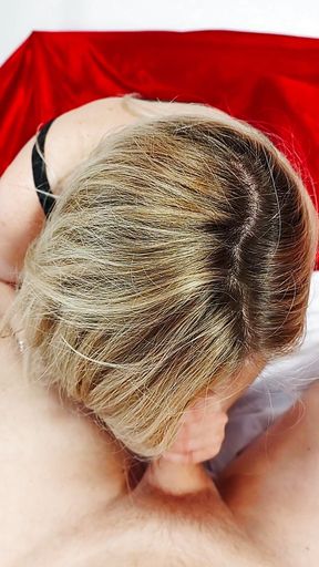 Beauty Blonde Girl Is Giving the Best Footjob. Big Cumshot Splashed My Feet. Feet Fingers All Coated by Warm Milk