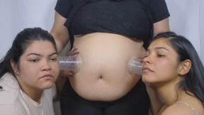 The Chubby Girl and Her Talking Tummy