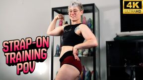 Strap-on POV Training for Pegging - NB Jaq Quicksilver Pegs You for Your First Time - FtM, anal