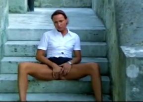 German Amateur Masturbates Outdoors to Orgasm