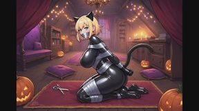 Bondage Confessions #185B: My Secret Halloween Self-Bondage Thrill (Animated)