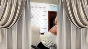 Hot Housewife Lukerya in the Kitchen