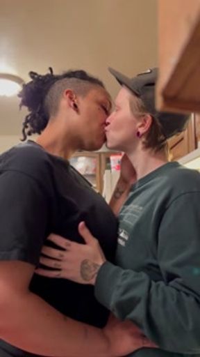 Hot Masc Stud Dyke Makeout