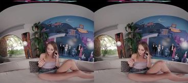 VRHUSH Sneaky anal sex with hot blonde Kyler Quinn