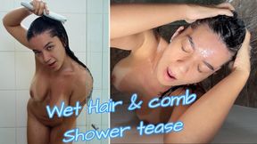 Wet Hair Shower tease