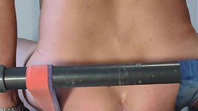 Bosshogg xl hilted: anal toys and bareback piercings the boss toyed