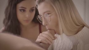 Glamorous Russian bitches fucked by a military American guy