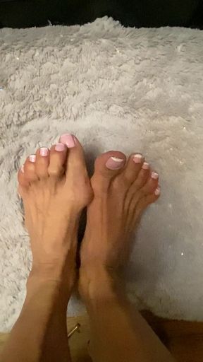 Sexy Tiny Feet With Delicious long toes