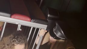 I'_m locked up in a cage like a dog (backstage)