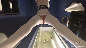 You Became a Toilet for Mistress in White Stockings and High Heels