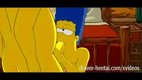 Homer Devours Curvy Marge in Steaming Hot Bedroom Ecstasy