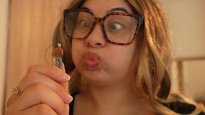 giantess stepsister face fetish she makes grimaces ahegao faces and silly expressions for her tiny stepbrother while he enjoys watching all the faces she makes for him