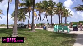 Five Sexy Celebrate Spring Break By Sharing Cock