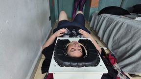 Farting on my slave in the Smokerbox after a workout at the gym - By Raquel Fisher - Clip Full