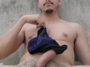 Morning masturbation in my terrace (Terrace pt 2)