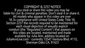 Hottest lesbian action with Julia Ann and Nicole Aniston in black lingerie