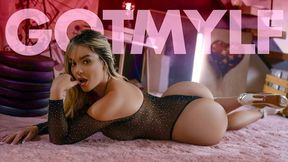 Kourtney Shows Off Her Busty Figure to Her Stepson - MYLF