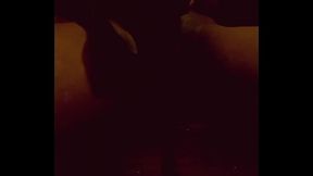 Stroking black dick til I cum