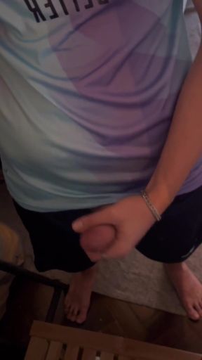 Soccer Bro Jerks Off After Coming Home From Practice   Clip 1