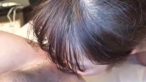 18-year-old Japanese beauty with long black hair. Slim, amateur girl, oral sex, hardcore