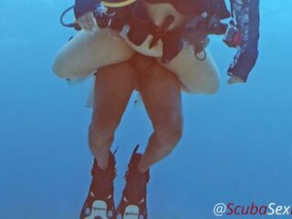 We take her bikini bottom off for some joy at the bottom of the sea!