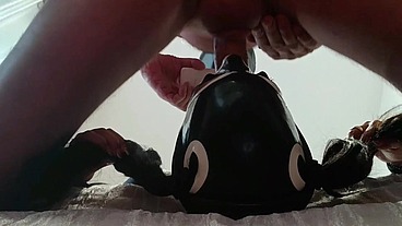 MILF Blowjob and Creampie Compilation with Pigtails