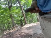 Public flashing while hiking. Almost caught