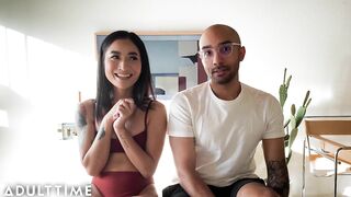 ADULT TIME - Pornstar Couple Avery Black and Oliver Davis Have REAL SEX On Camera!