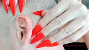 Asmr Ear Cleaning Fetish Mature Cougar Long Nails