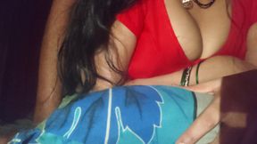 The woman had been with her husband, then I gave her a lot of money.