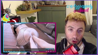 Hot Anime Girl Ahegao Anal Finger Solo Perfect Tits Purple Bitch REACTION