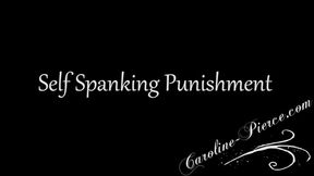 Self Spanking Punishment