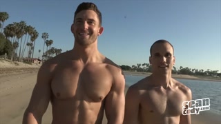 Sean Cody - Two muscular hunks Frankie &amp; Joey Bareback ass fuck