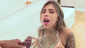 jazmine white do a threesome with two monster bbc + pissing. anal destruction. dp. anat528