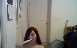 Bating on cam with a brush