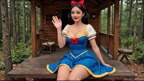 snow white – disney princess and her fuck hut (ai-generated)