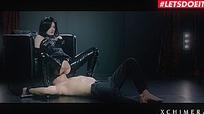 Teen Fantasy And Anie Darling - Hot Czech Teen 18+ Fantasy Fucked Hard In Her Latex Suit