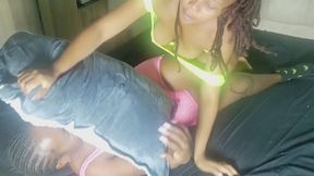 AGGRESSIVE PILLOW SMOTHER AND PILLOW FIGHT