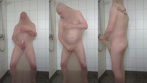 pissen, wichsen und abspritzen im nylonstrumpf fur den korper