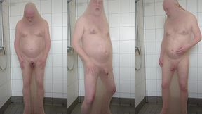 pissen, wichsen und abspritzen im nylonstrumpf fur den korper
