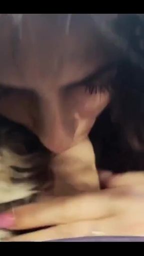 Milfycalla- a Lot of Cum on Brown Fur Hooded Puffer Jacket 172