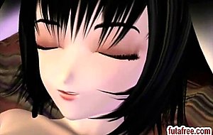 Horny futagirl gets anal fucked by other futagirl