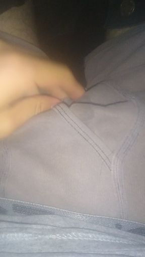 Watch me rub my penis