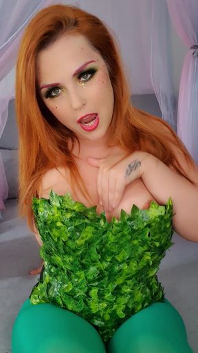 Sexy Poison Ivy Cosplay Tease