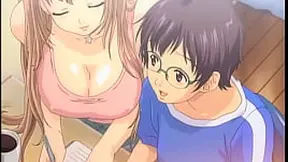 Tutor Tempts Innocent Student with Busty Allure in Steamy Hentai Class