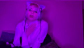 Pastel Neko Girl Gets British Only Fans Training