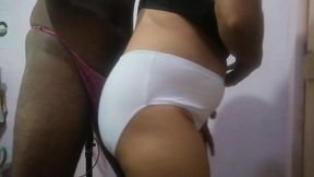 He Squeezes Her Back and Takes Pleasure